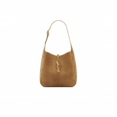 YSL LE 5 À 7 SUPPLE SMALL IN SUEDE 8541136690 (23*22*8.5cm)